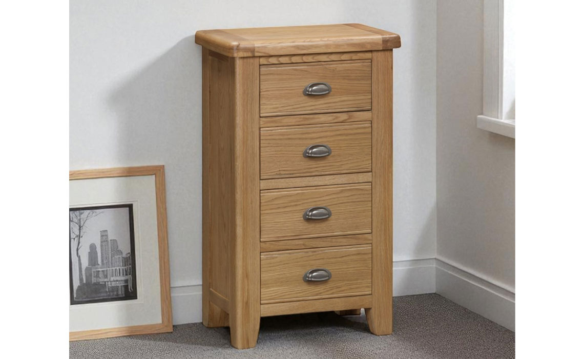 Hopwood Oak 4 Drawer Chest