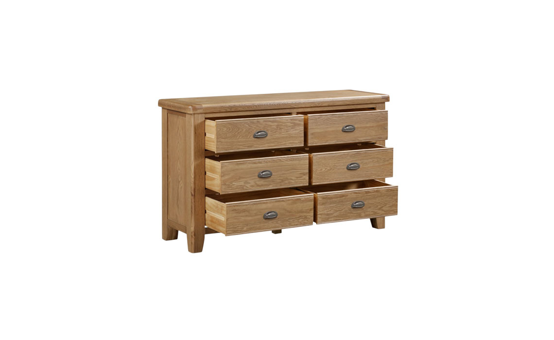 Hopwood Oak 6 Drawer Chest