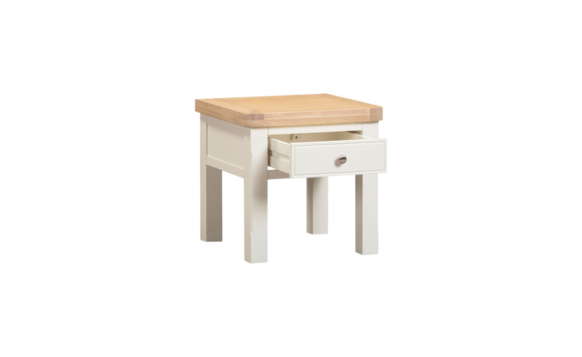 Windsor White Lamp Table
