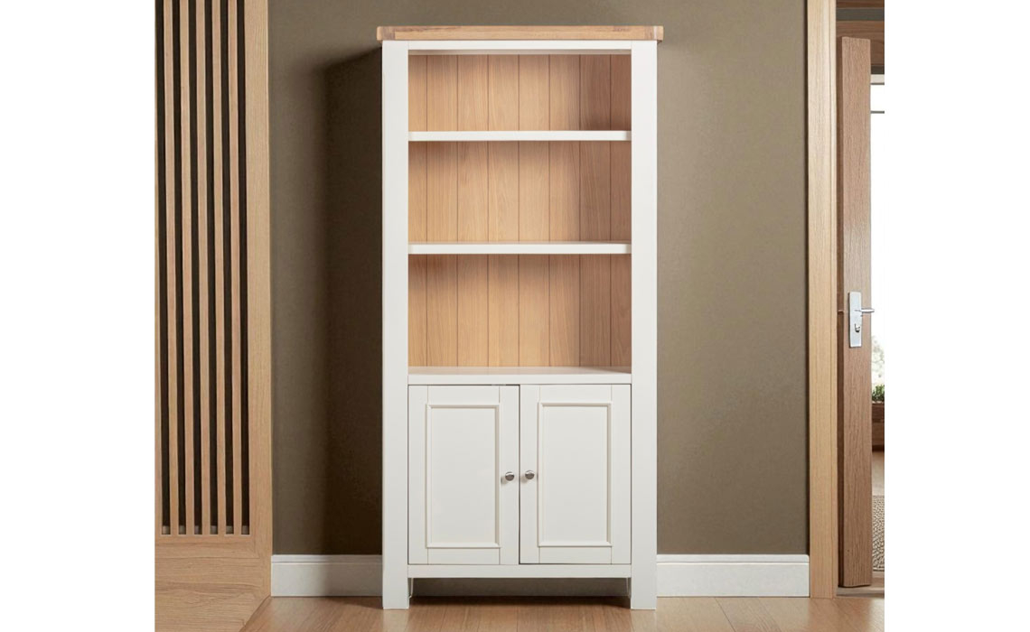 Windsor White Large Bookcase