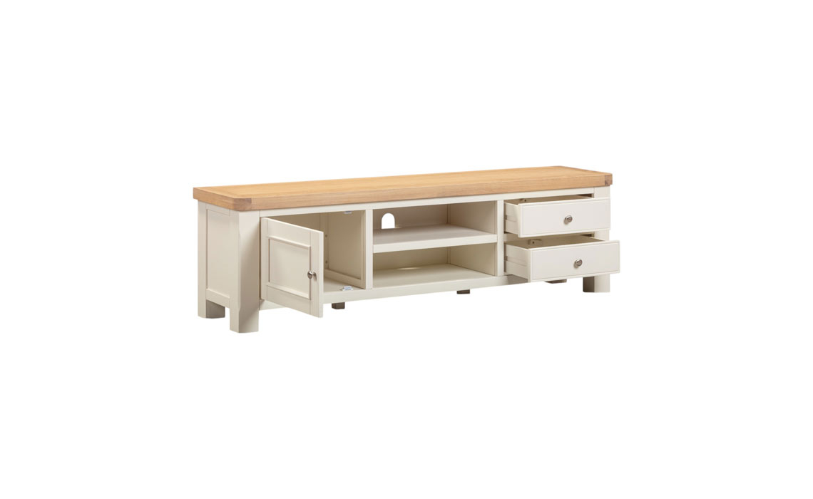 Windsor White Large TV Unit