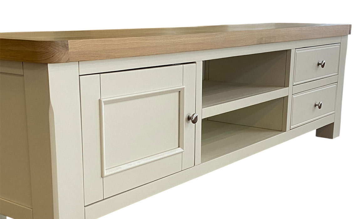 Windsor White Large TV Unit