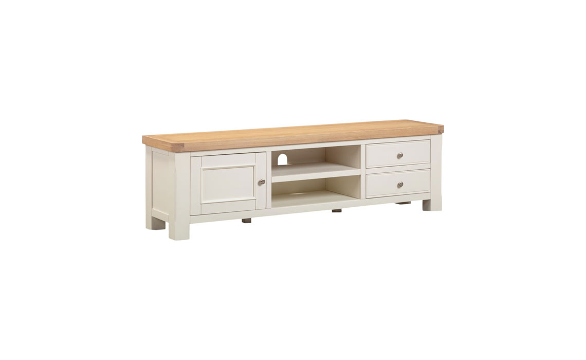 Windsor White Large TV Unit