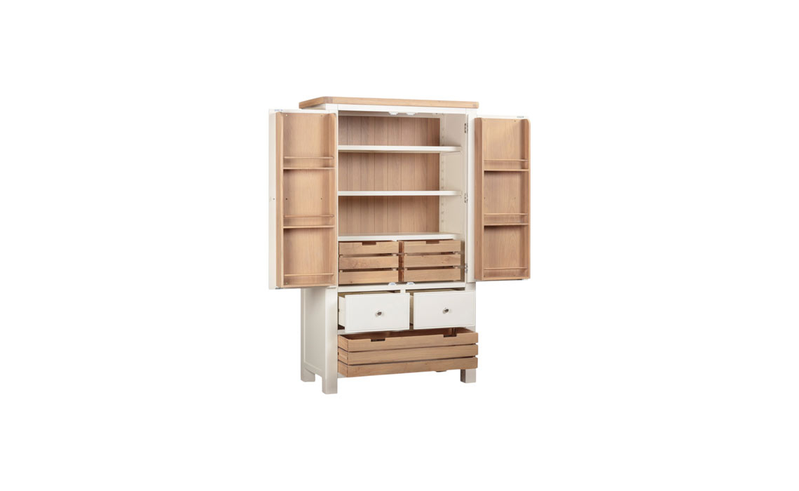 Windsor White  Large Larder Unit