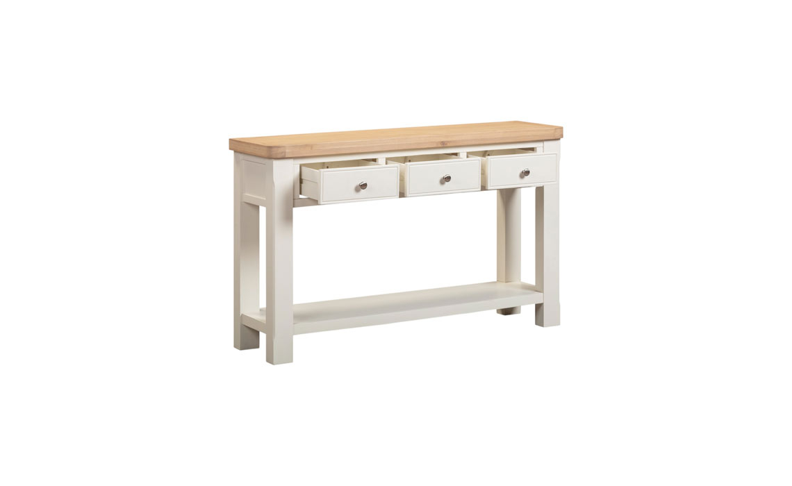 Windsor White Large Console Table