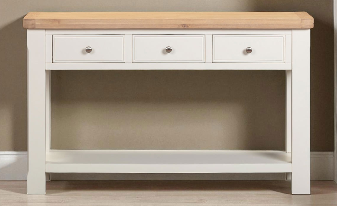 Windsor White Large Console Table