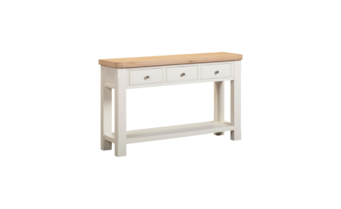Windsor White Large Console Table