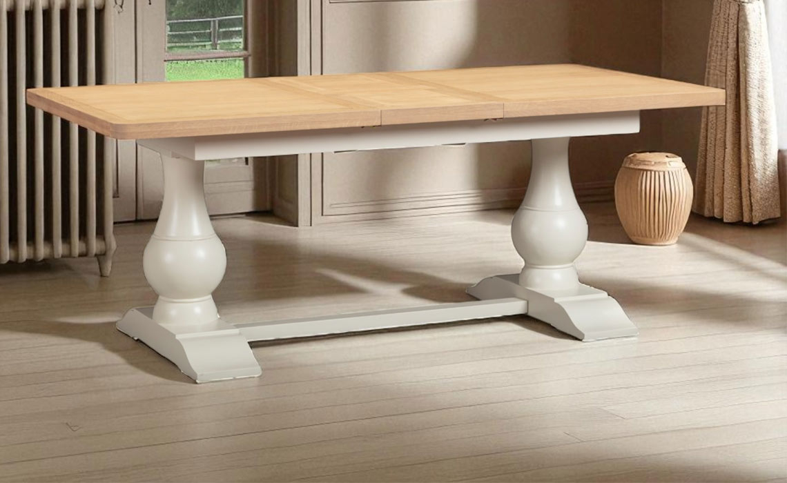 Windsor White 160-200cm Extending Table 