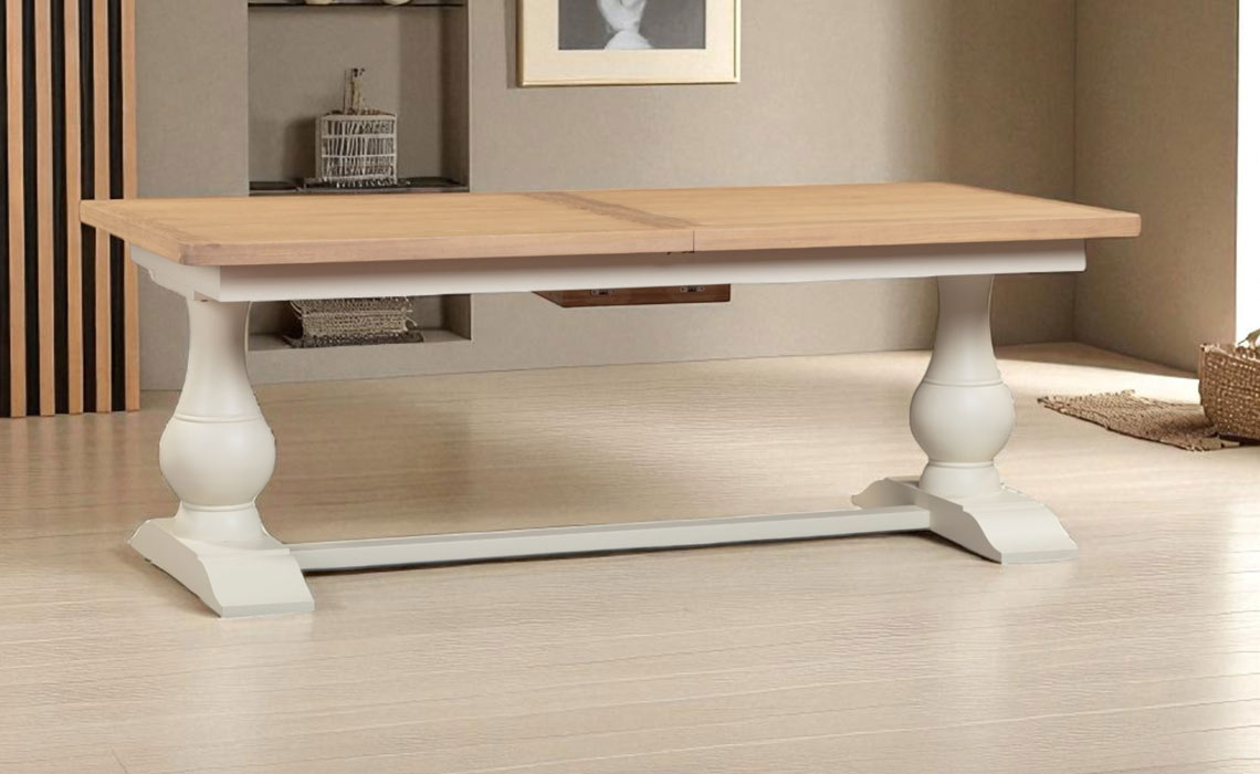 Windsor White 220-260cm Extending Table