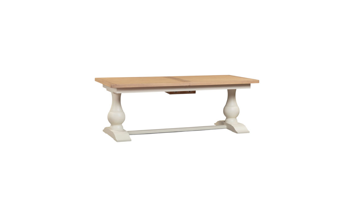 Windsor White 220-260cm Extending Table