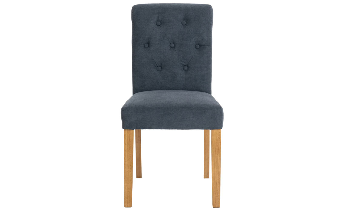 Salisbury Fabric Button-backed Chair in Slate
