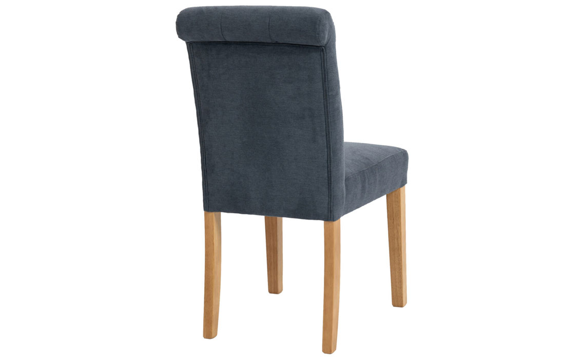 Salisbury Fabric Button-backed Chair in Slate