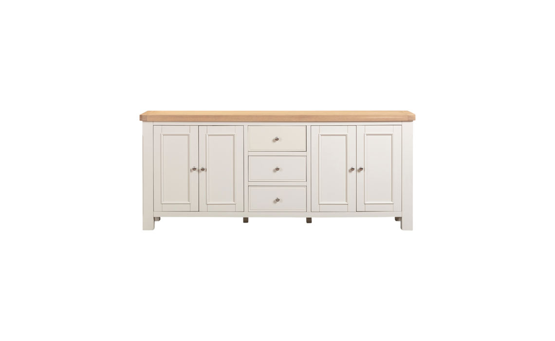 Windsor White 4 Door Large Sideboard