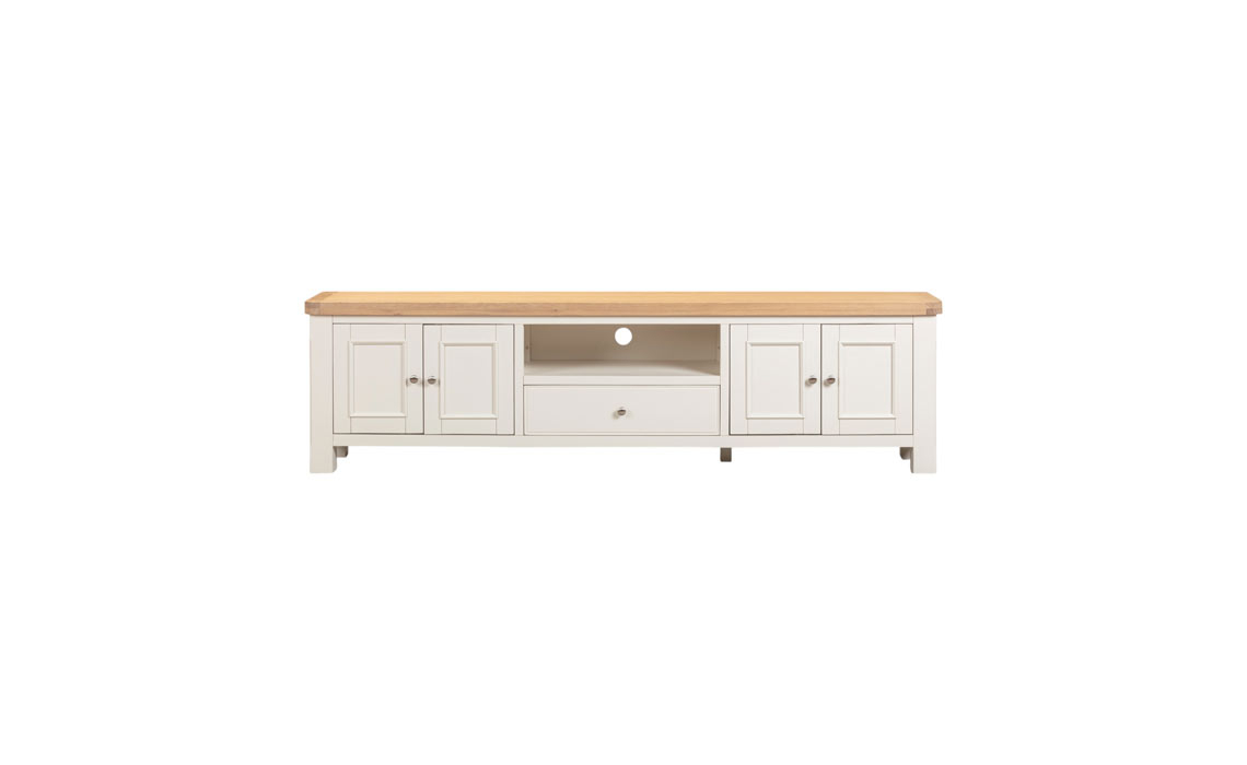 Windsor White Extra Large TV Unit