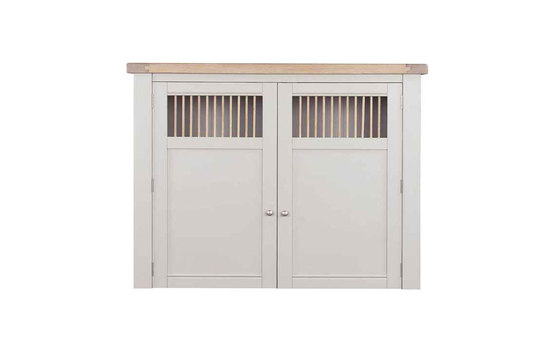 Morgan Painted Taupe Larder Hutch