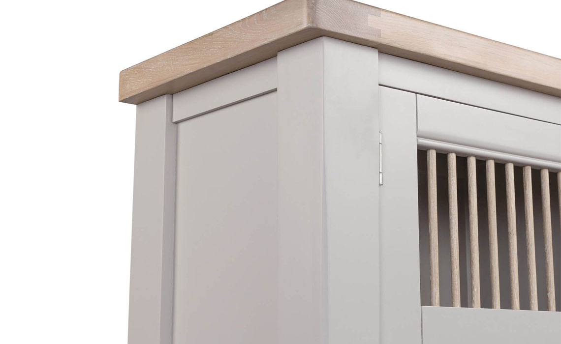 Morgan Painted Taupe Larder Hutch