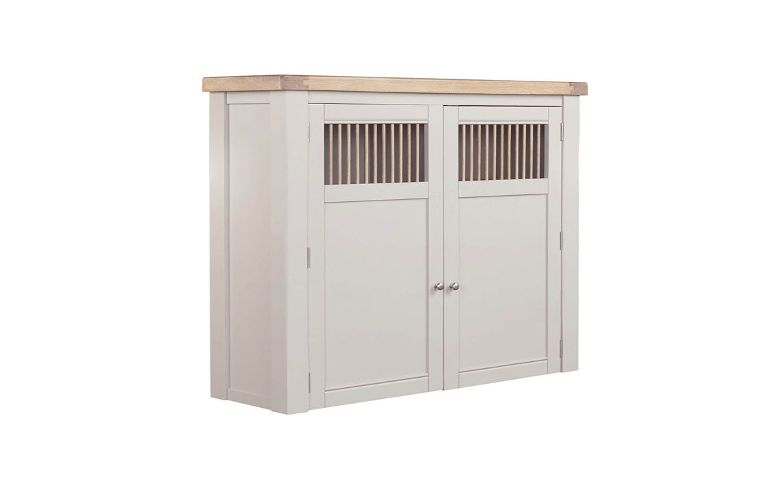 Morgan Painted Taupe Larder Hutch