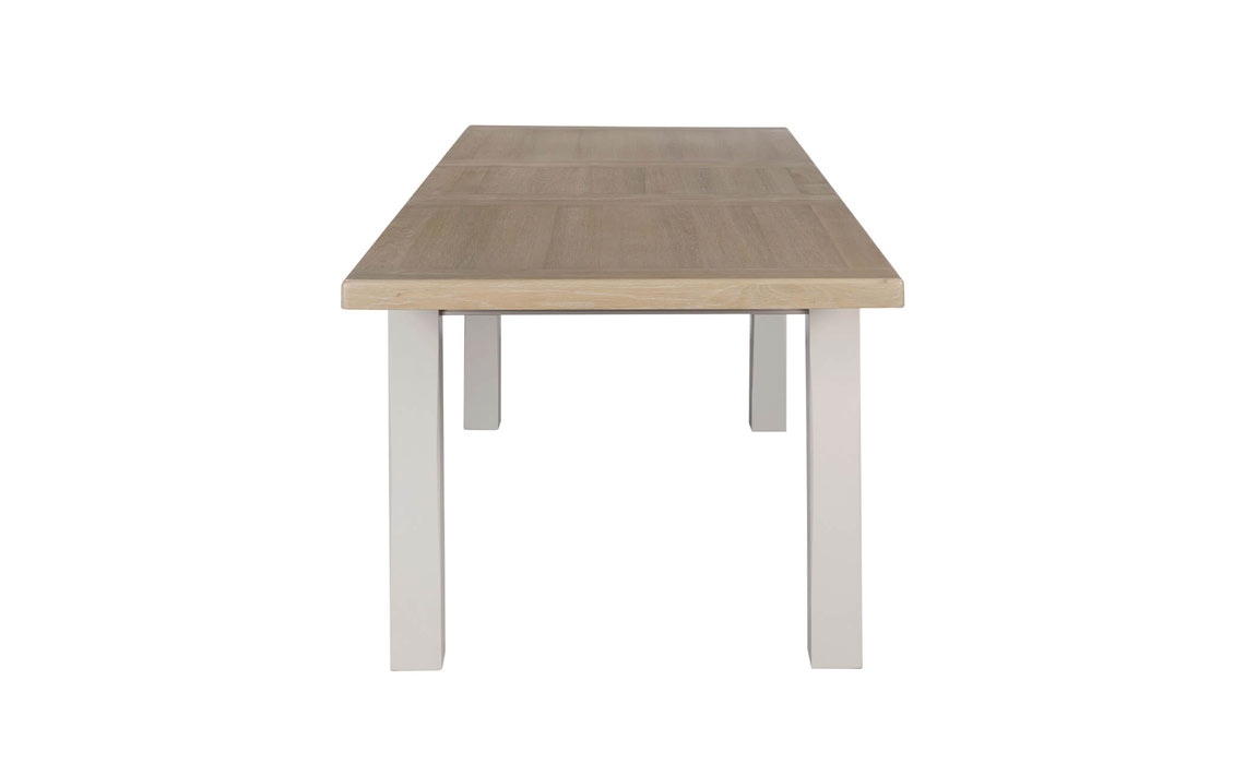 Morgan Painted Taupe 120-165cm Extending Dining Table