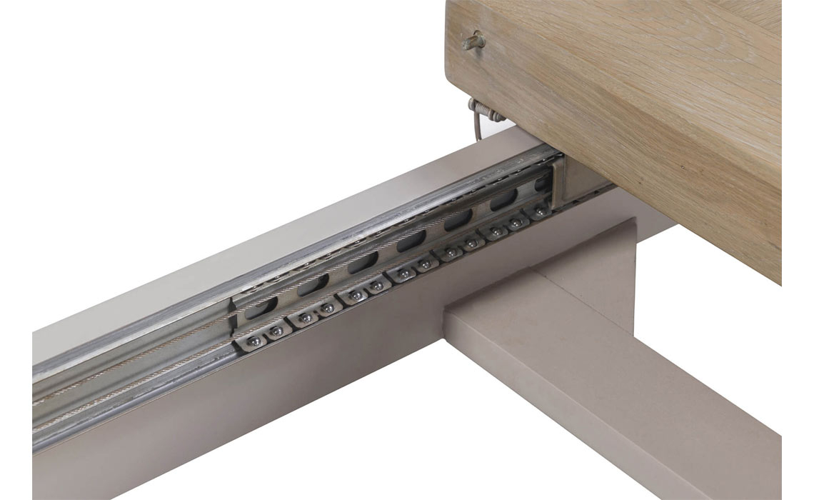 Morgan Painted Taupe 120-165cm Extending Dining Table