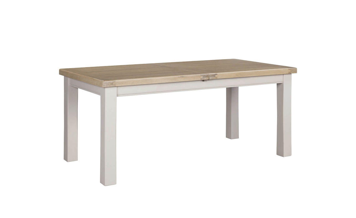 Morgan Painted Taupe 140-180cm Extending Dining Table 