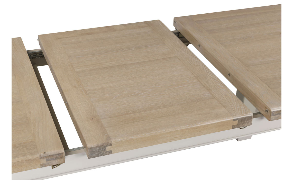 Morgan Painted Taupe 180-240cm Extending Dining Table 