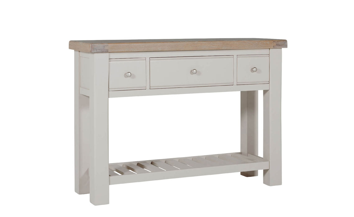 Morgan Painted Taupe Console Table