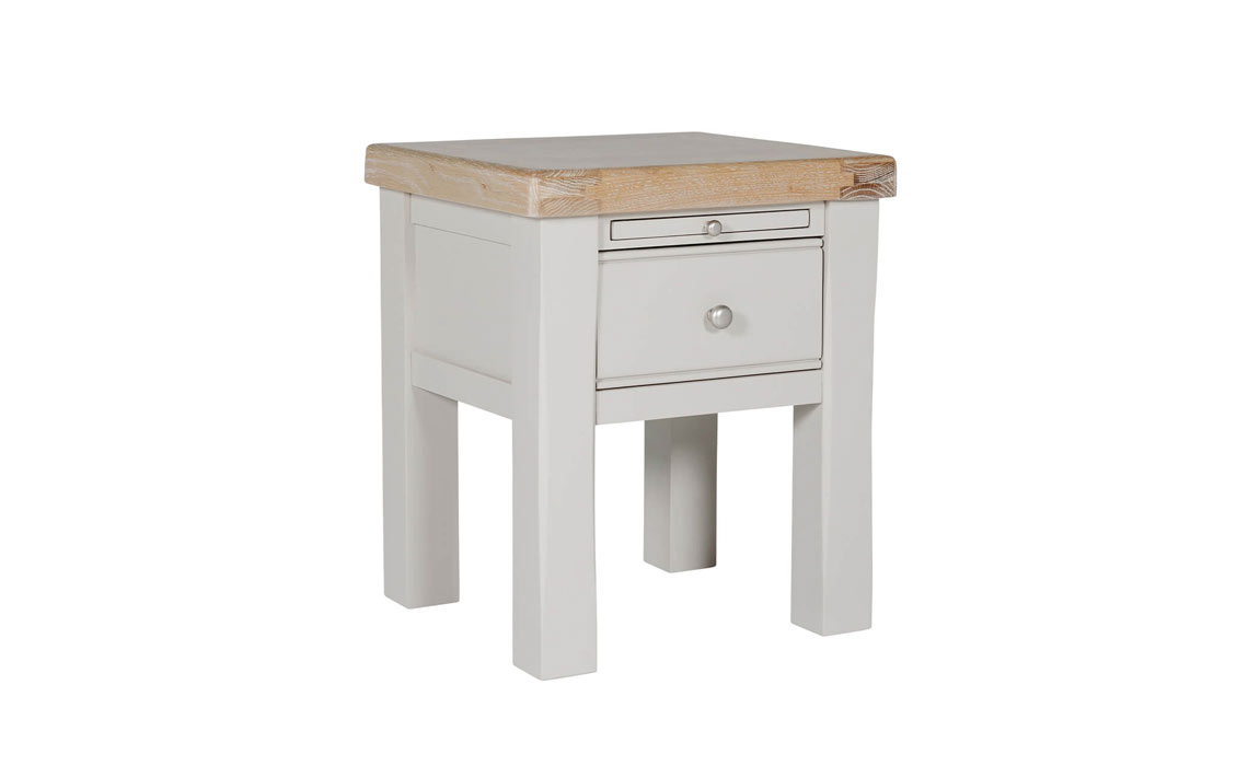 Morgan Painted Taupe Lamp Table 
