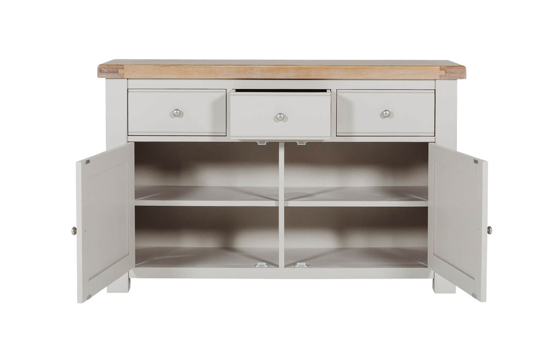 Morgan Painted Taupe  Large Sideboard 