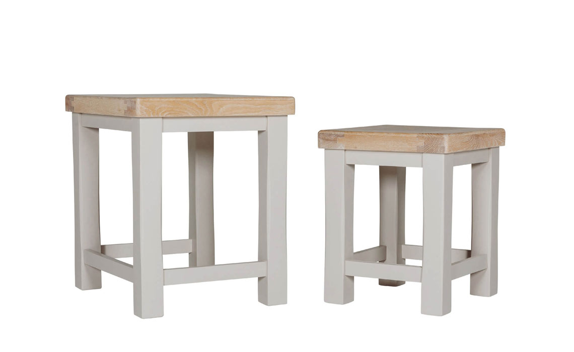 Morgan Painted Taupe Nest of Tables