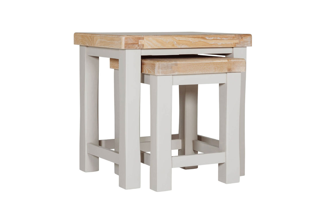 Morgan Painted Taupe Nest of Tables