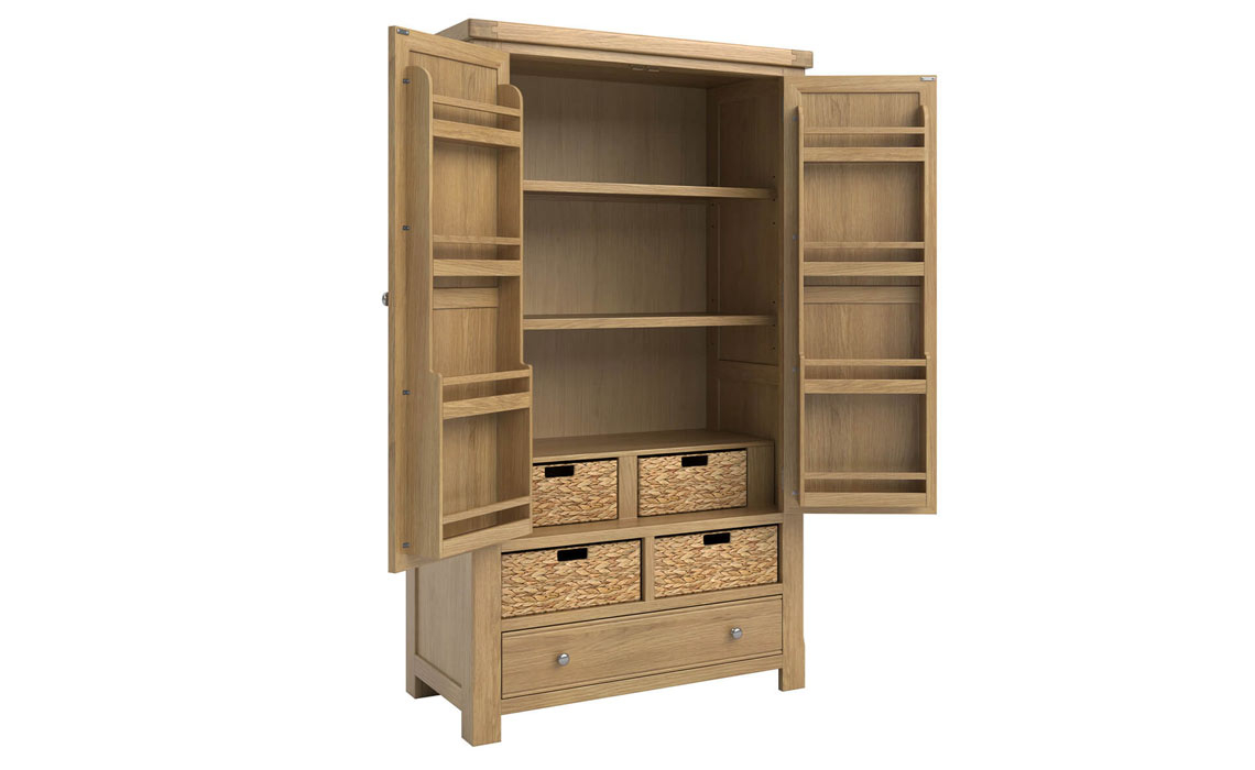 Morgan Oak Full Length Larder