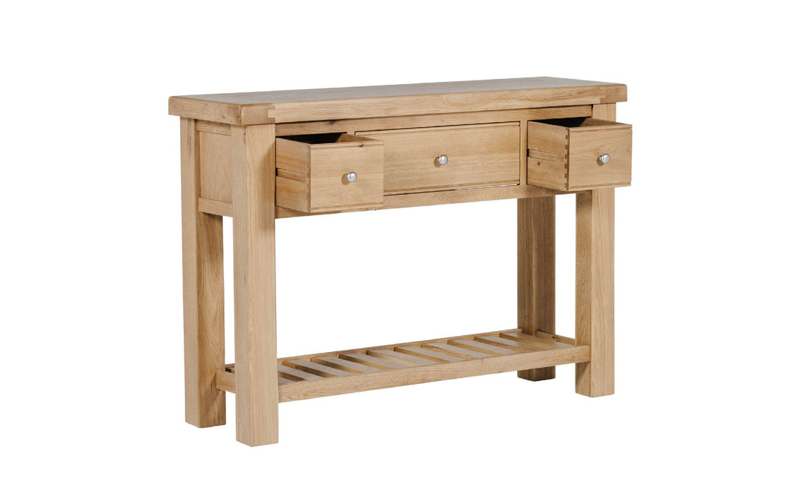 Morgan Oak Console Table