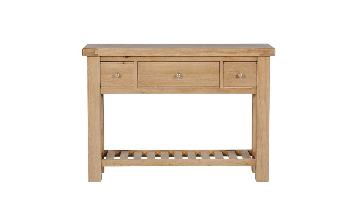 Morgan Oak Console Table