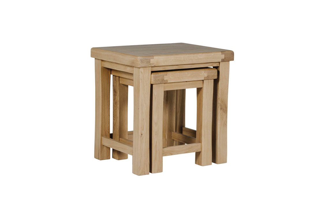 Morgan Oak Nest of Tables 