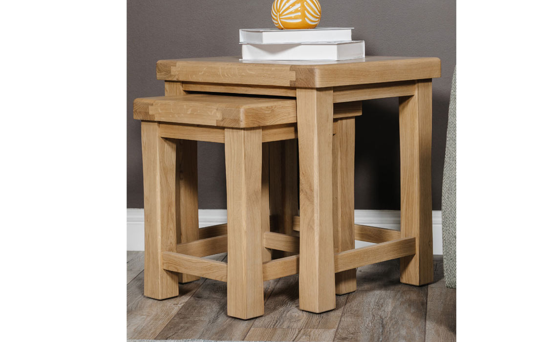 Morgan Oak Nest of Tables 