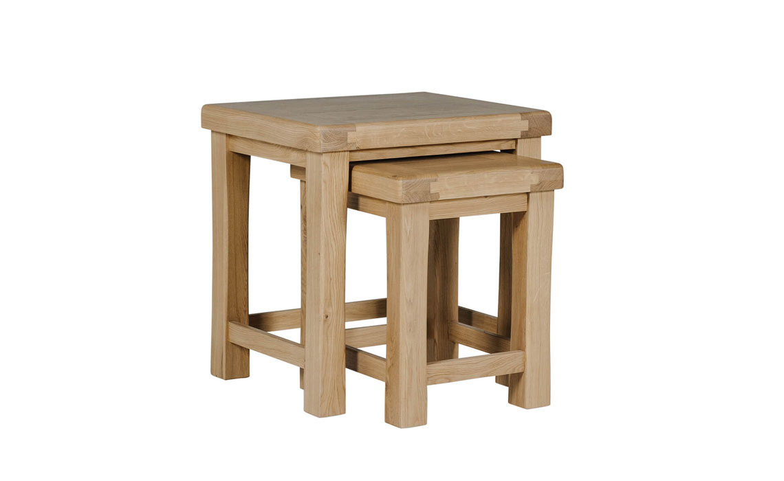 Morgan Oak Nest of Tables 
