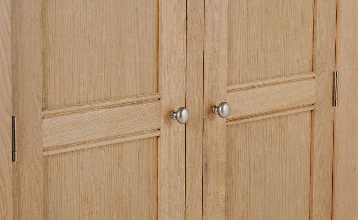 Morgan Oak 2 Door Wardrobe