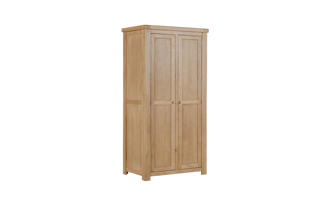 Morgan Oak 2 Door Wardrobe