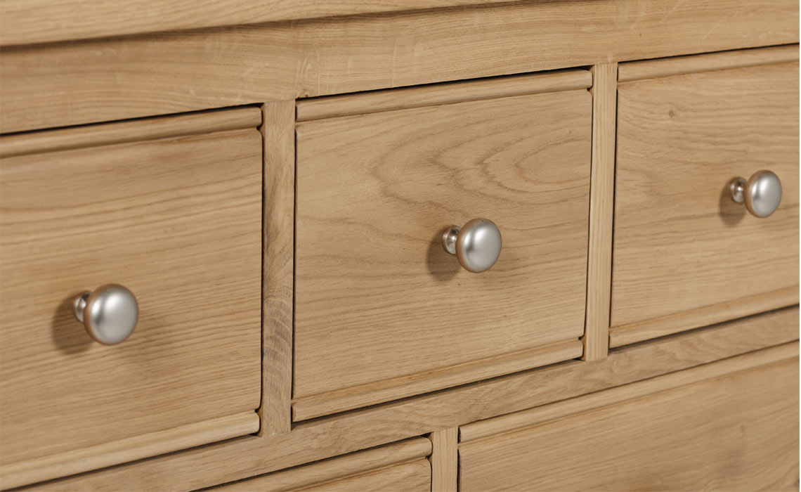 Morgan Oak 8 Drawer Tall Chest