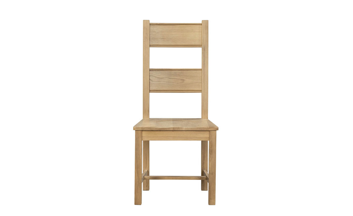 Morgan Oak Dining Chair Solid Seat