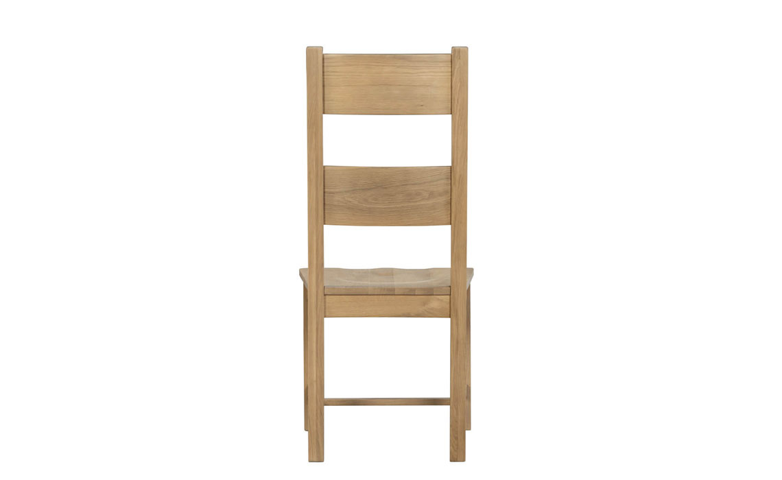 Morgan Oak Dining Chair Solid Seat