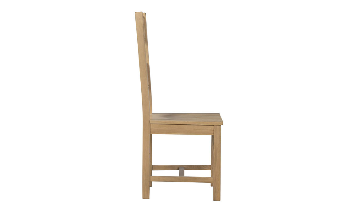Morgan Oak Dining Chair Solid Seat