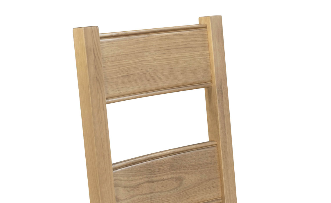 Morgan Oak Dining Chair Solid Seat