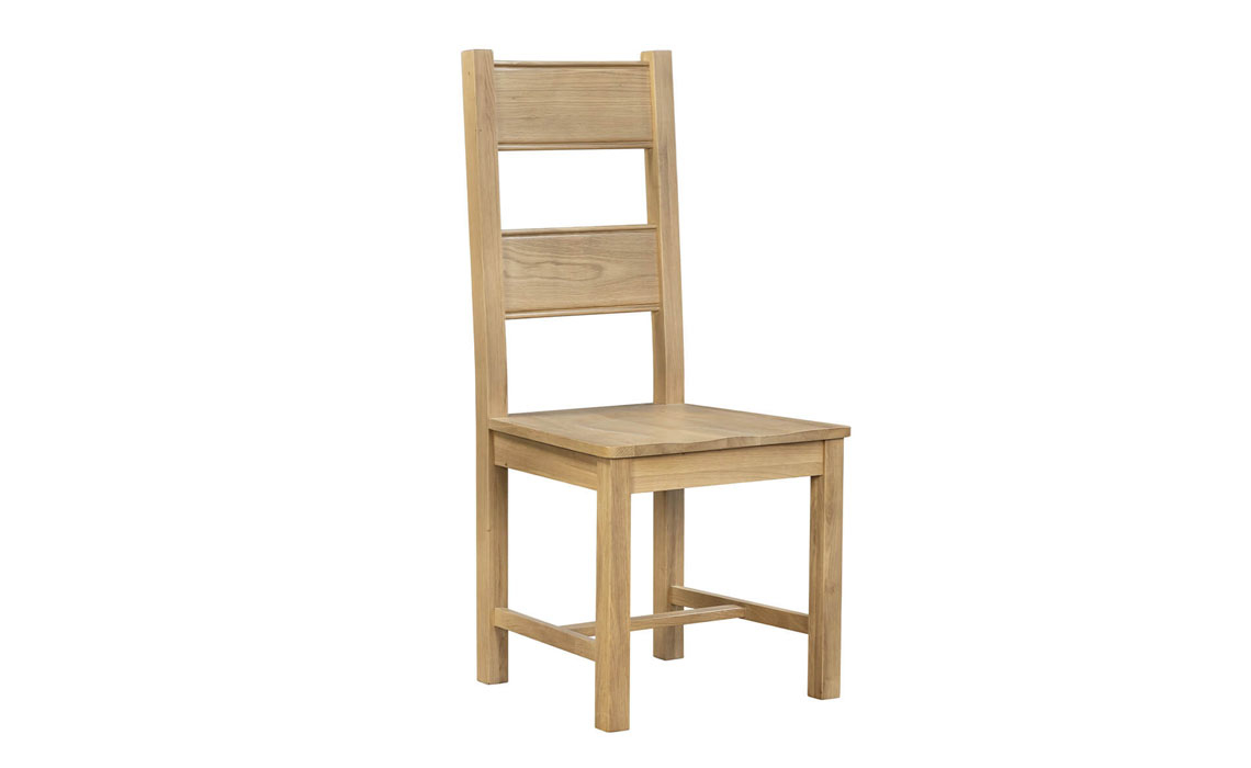 Morgan Oak Dining Chair Solid Seat