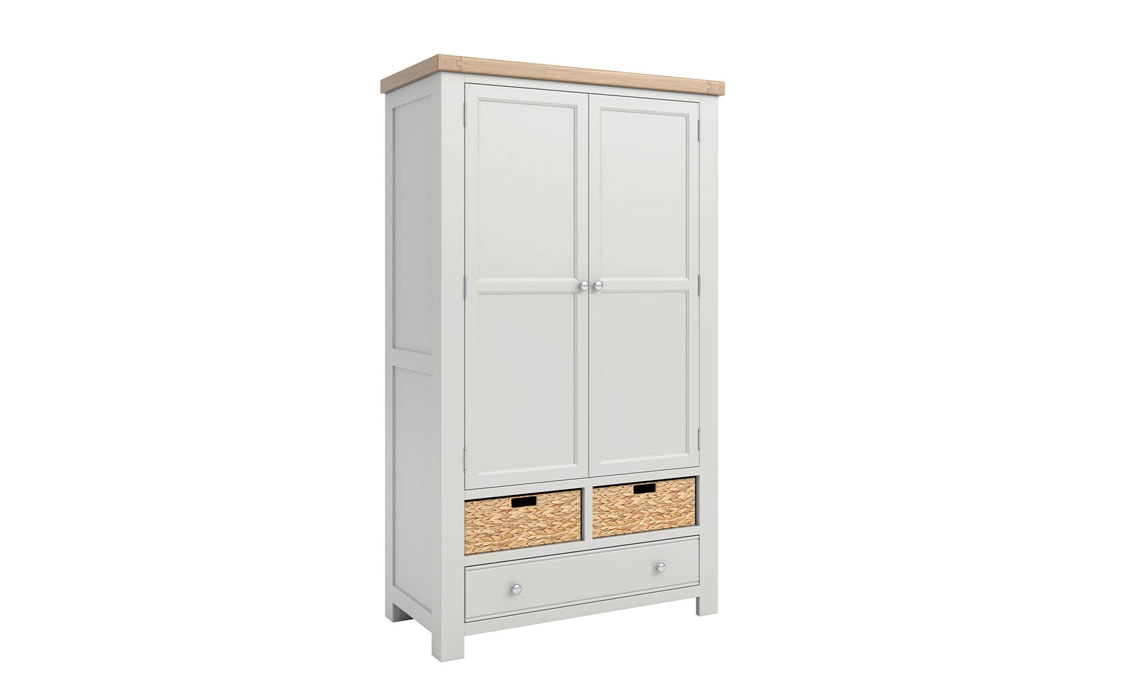 Morgan Painted Taupe Full Length Larder 