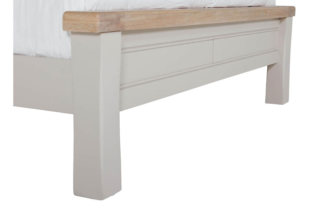 Morgan Painted Taupe 6ft Low End Bed Frame