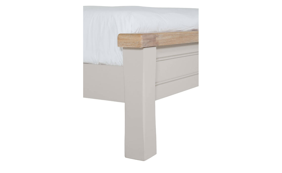 Morgan Painted Taupe 4ft6 Low End Bed Frame