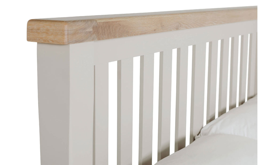 Morgan Painted Taupe 4ft6 Low End Bed Frame