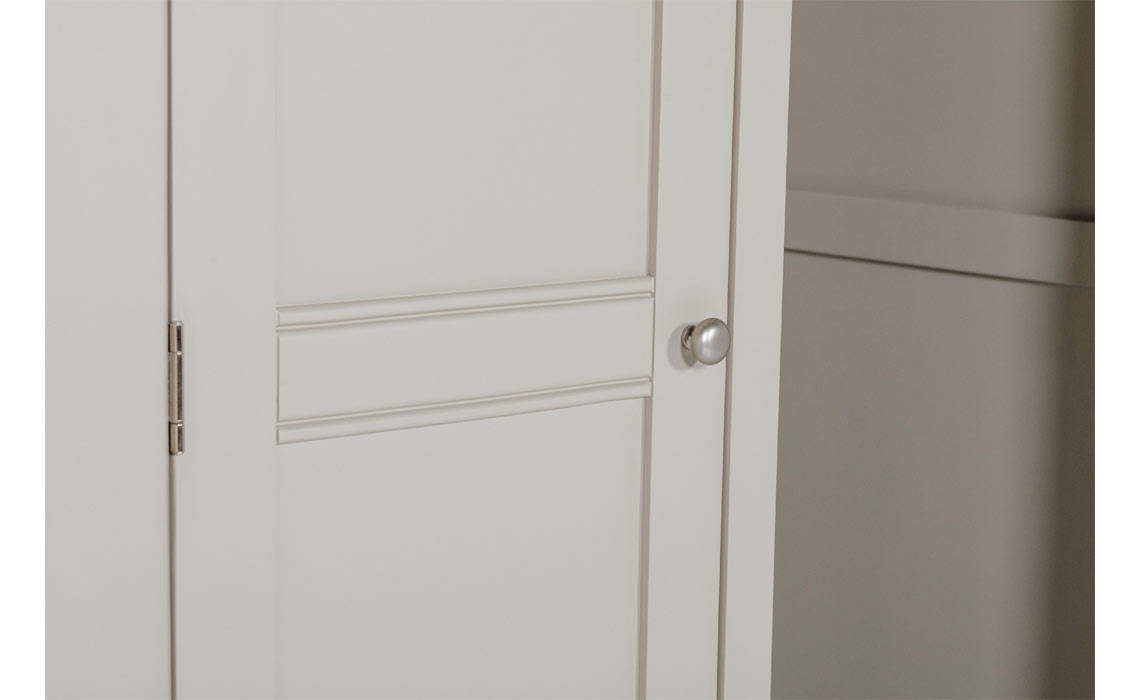 Morgan Painted Taupe 2 Door Wardrobe
