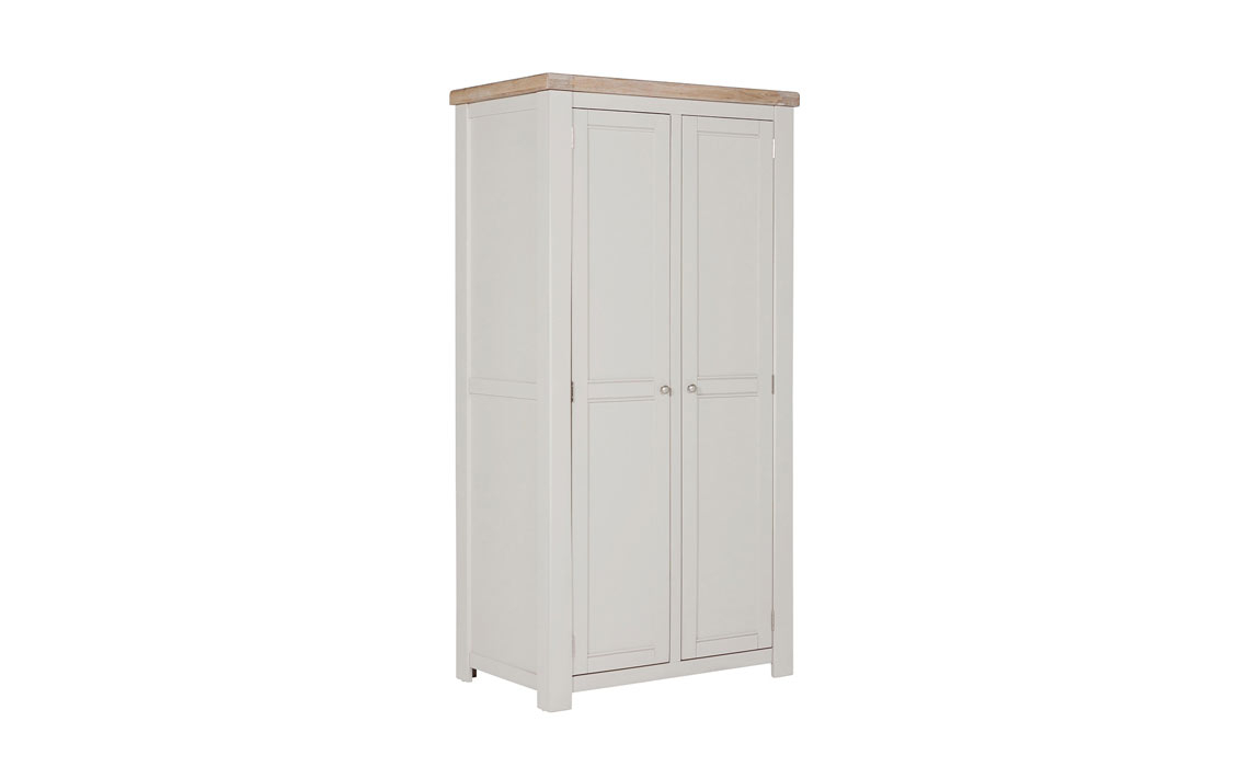 Morgan Painted Taupe 2 Door Wardrobe